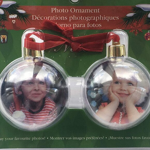 2 New Custom Ornament DIY Photo Ornament - Picture 1 of 1